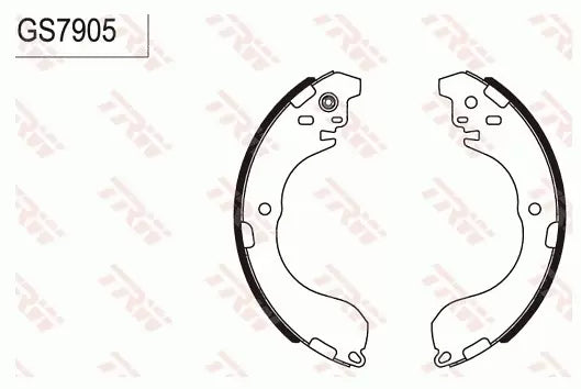 Brake Shoe Set GS7905 - TRW