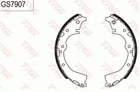 Brake Shoe Set GS7907 - TRW
