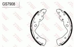 Brake Shoe Set GS7908 - TRW