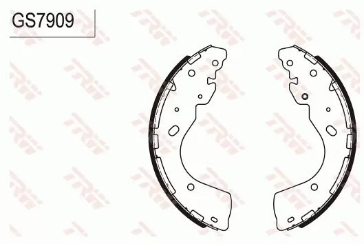 Brake Shoe Set GS7909 - TRW