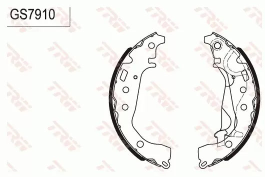 Brake Shoe Set GS7910 - TRW