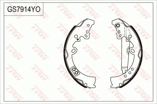 Brake Shoe Set GS7914 - TRW