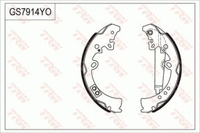 Brake Shoe Set GS7914 - TRW