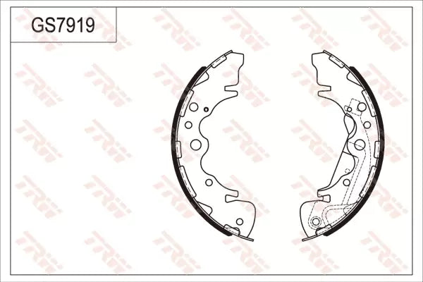 Brake Shoe Set GS7919 - TRW