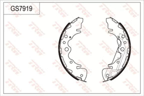 Brake Shoe Set GS7919 - TRW