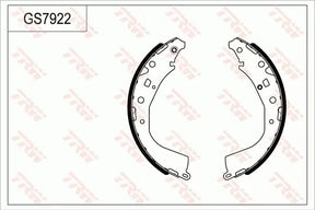 Brake Shoe Set GS7922 - TRW