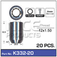 Lock Nuts 20+Key K332-20 - Nice Products | Universal Auto Spares
