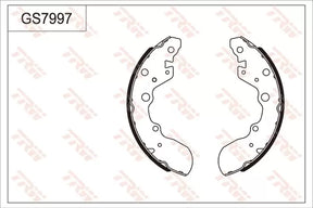 Brake Shoe Set GS7997 - TRW