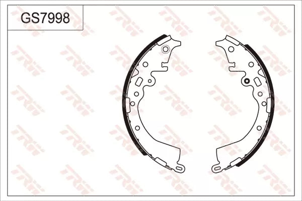Brake Shoe Set GS7998 - TRW