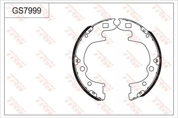 Brake Shoe Set GS7999 - TRW