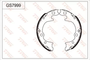 Brake Shoe Set GS7999 - TRW