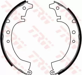 Brake Shoe Set GS8047 - TRW