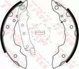 Brake Shoe Set GS8057 - TRW