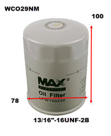 Oil Filter Fits Land Rover WCO29NM - Wesfil