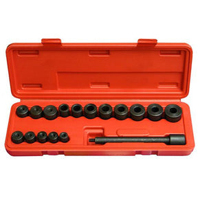 17 Piece Clutch Alignment Tool Spigot Adaptors & Guide Sleeves - PKTool