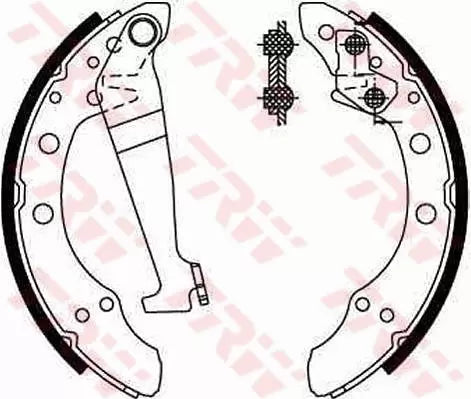 Brake Shoe Set GS8092 - TRW