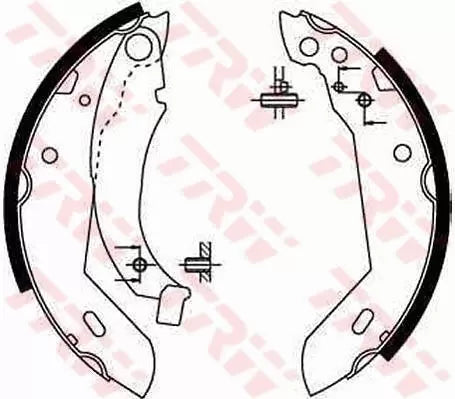 Brake Shoe Set GS8158 - TRW