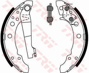 Brake Shoe Set GS8166 - TRW