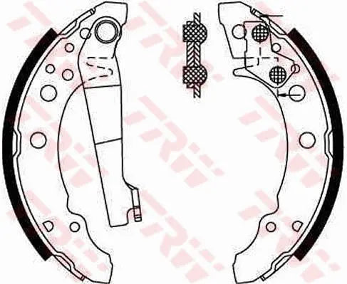 Brake Shoe Set GS8166 - TRW
