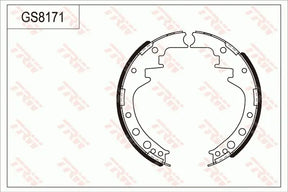 Brake Shoe Set GS8171 - TRW