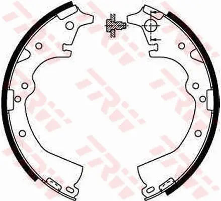 Brake Shoe Set GS8184 - TRW