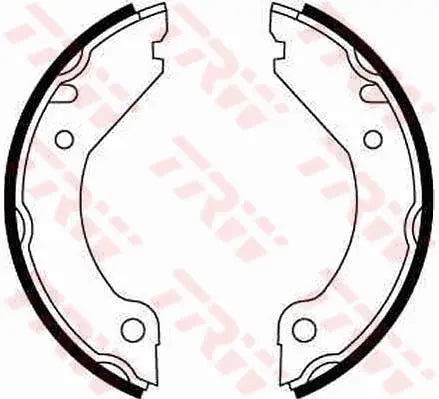 Brake Shoe Set, Parking Brake GS8204 - TRW