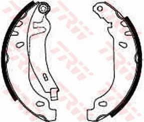 Brake Shoe Set GS8211 - TRW