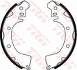 Brake Shoe Set GS8221 - TRW