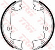 Brake Shoe Set, Parking Brake GS8223 - TRW
