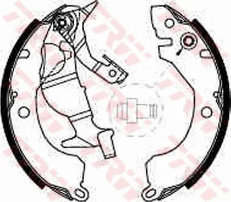 Brake Shoe Set GS8225 - TRW