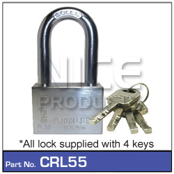 Padlock 55mm CRL55 - Nice Products | Universal Auto Spares