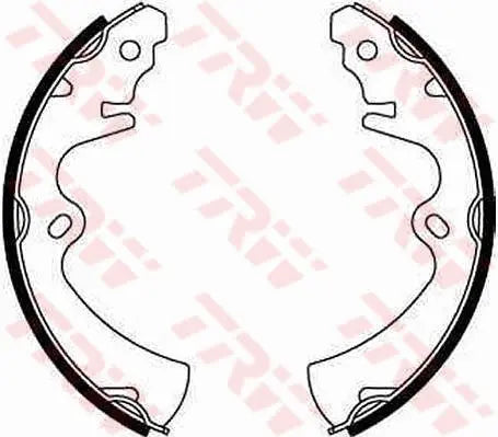 Brake Shoe Set GS8255 - TRW