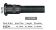 Long wheel stud S2230 - Nice Products | Universal Auto Spares