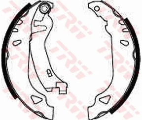 Brake Shoe Set GS8269 - TRW
