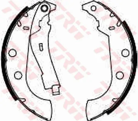 Brake Shoe Set GS8872 - TRW