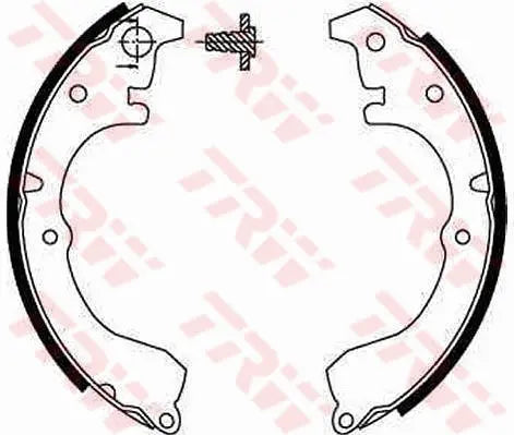 Brake Shoe Set GS8287 - TRW