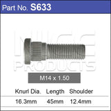 Wheel Stud S633 - Nice Products | Universal Auto Spares