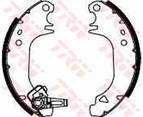 Brake Shoe Set GS8322 - TRW