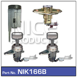 Lock set NIK166B - Nice Products | Universal Auto Spares