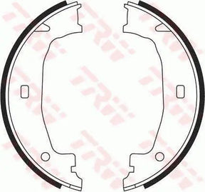 Brake Shoe Set, Parking Brake GS8432 - TRW