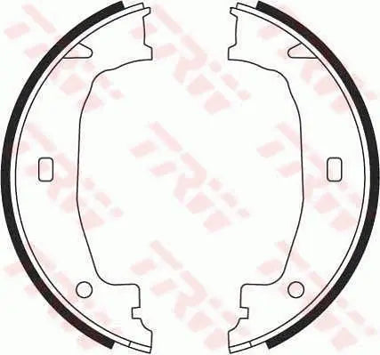 Brake Shoe Set, Parking Brake GS8432 - TRW