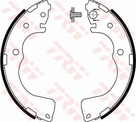 Brake Shoe Set GS8435 - TRW
