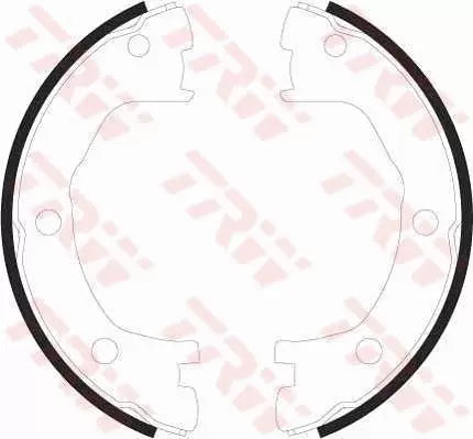 Brake Shoe Set, Parking Brake GS8440 - TRW