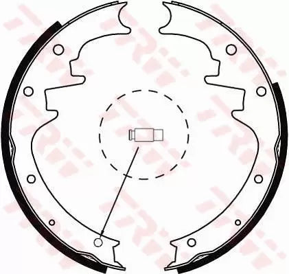 Brake Shoe Set GS8444 - TRW