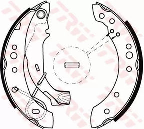 Brake Shoe Set GS8467 - TRW
