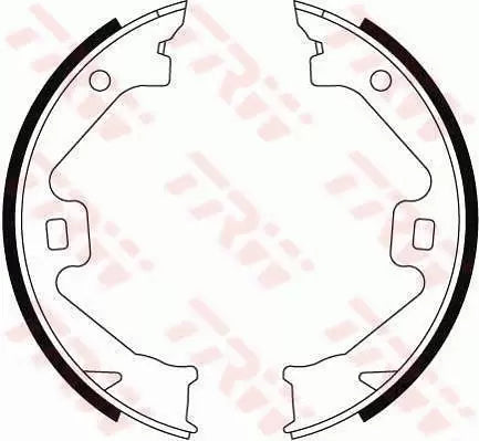Brake Shoe Set, Parking Brake GS8469 - TRW
