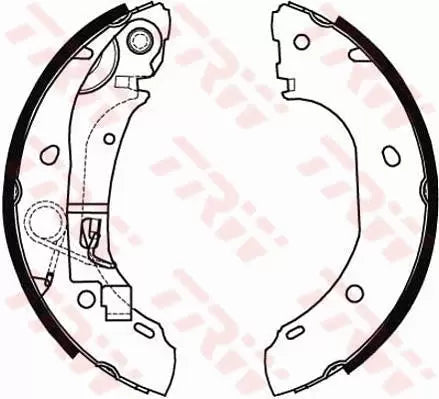 Brake Shoe Set GS8472 - TRW