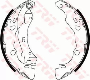 Brake Shoe Set GS8474 - TRW