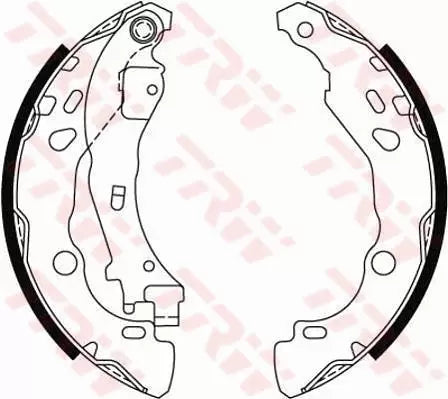 Brake Shoe Set GS8474 - TRW