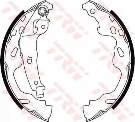Brake Shoe Set GS8480 - TRW